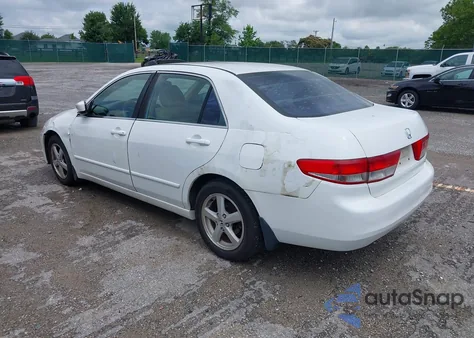 2003 Honda Accord 2.4 Ex from USA, damaged, VIN 1HGCM56613A125826